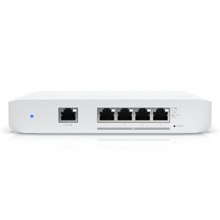 Ubiquiti USW-Flex-XG Switch de capa 2 con 4 puertos 10GbE y entrada PoE+ GbE